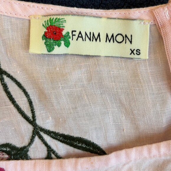 Fanm Mon Peach "Flirt" Mini Dress in Size XS - Picture 5 of 5